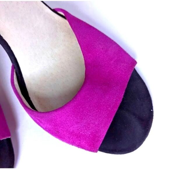 Michael Kors Sivian Bootie Suede Pomegranate Stiletto 4.5” Heels Size 8 M - Picture 8 of 11